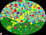 bubble, this imaginative and colorful drawing/poster is about the bubble in water 